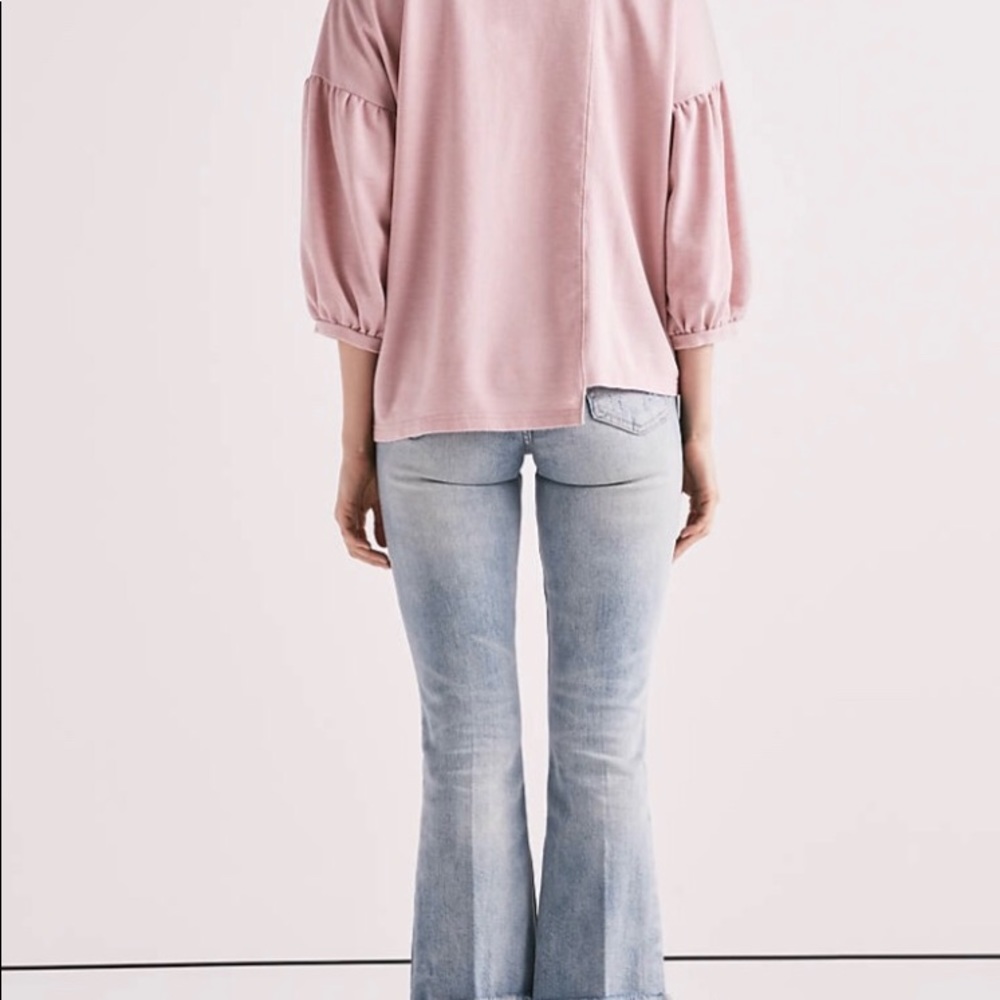 LAST 1 👚3X HP👚NWT Lucky Brand spliced sweatshirt - Picture 3 of 7